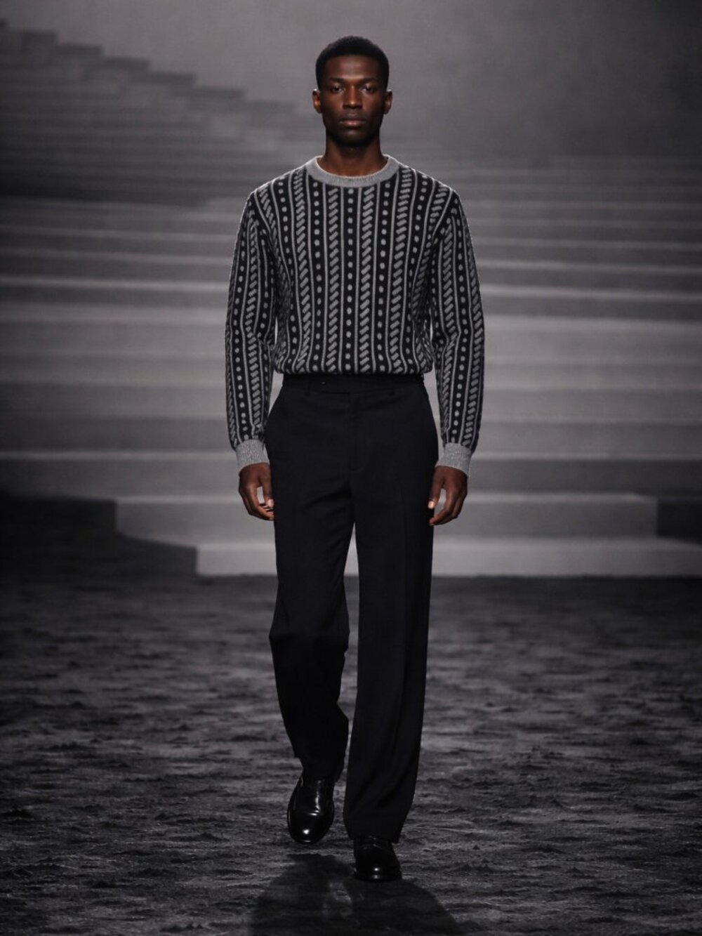 Saint Laurent Paris Wool Blend Sweater - Picture 4 of 5